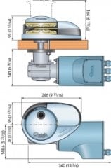 Prince Zincir-demir çekme ırgatı 24V 1000W 10mm