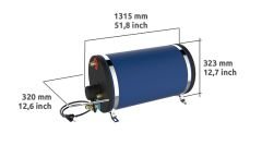 Ati Nautic Karavan-Tekne için Boiler-Su Isıtıcı, 60 litre, 220V