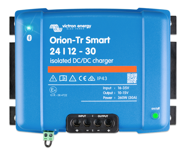 Orion-Tr İzole Akıllı DC-DC Şarj Cihazı, 24/12-30A (360W) İzoleli