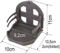 Nuovarade Katlanır Bardak Tutucu, Beyaz Plastik