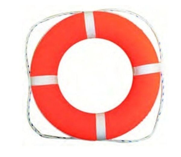 ANF Marin Dekoratif deniz can simidi,  Turuncu, 55 cm