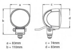Hella Marine Module 70 LED’li Güverte Aydınlatma Lambası – Kısa Hüzme