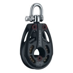 HARKEN 57 mm Black Magic Air Aluminyum, Düşük Yük Makarası Fırdöndülü