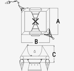 SEAWORLD Konteyner Cansalı, 8 Kişilik