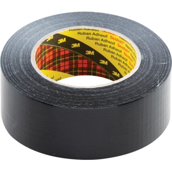 3M 2903 Duct Tape Siyah Tamir Bandı, 50 metre