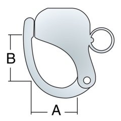 HARKEN 64 mm Karnıyarık Makara