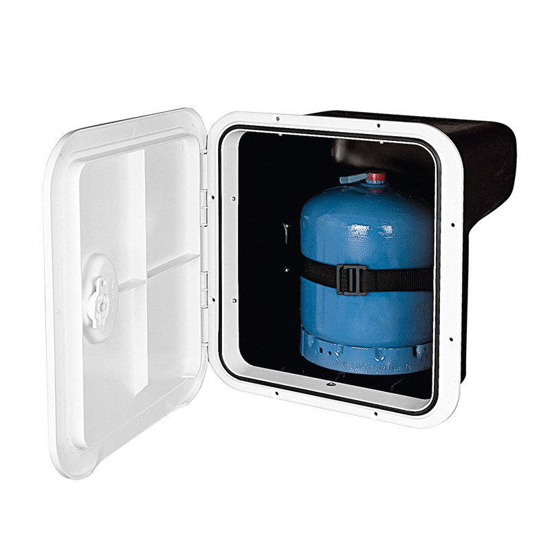 TOP LINE Saklama Bölmesi - Tüp Gaz için 3kg,Beyaz,370x390mm