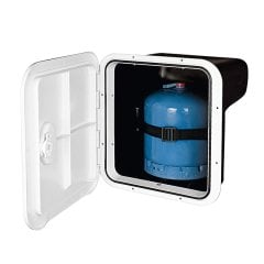 TOP LINE Saklama Bölmesi - Tüp Gaz için 3kg,Beyaz,370x390mm