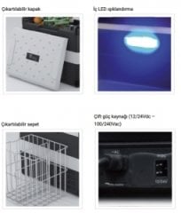 Vitrifrigo Portatif Buzdolabı-Dondurucu. Model VF45P