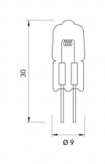 G4 Halojen ampuk Xenon gazlı 28V  20W