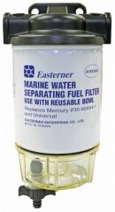 Easterner C14573P cam gözetleme lambalı yakıt filtresi – 10 mikron AquaStop