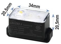 Lalizas Can yeleği LED ışığı ''Safelite  IV'' ON-OFF water activated, USCG, SOLAS/MED