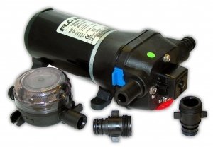 Flojet Quad II otomatik yüksek performanslı güverte yıkama pompası 12 V
