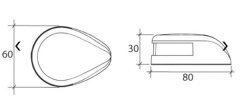 Trem Seyir feneri İskele 12/24V LED 12m