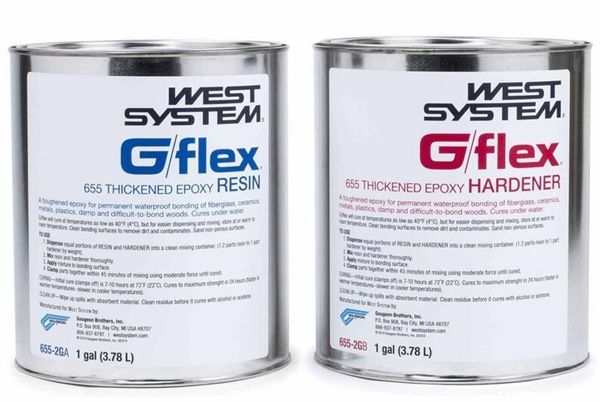 West System Gflex 655 Elastik Yoğun Epoksi yapıştırıcı, 8 litre
