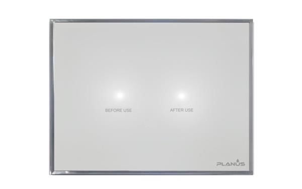 Planus Tuvalet için Beyaz Full Glass Touch Panel- Feretti 12V-230V