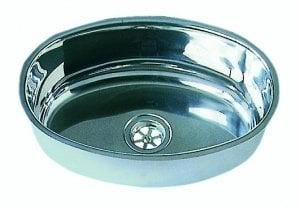 Lavabo Oval Krom