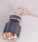Switch Ignition Starter ACC-OFF-IGN-START, 4 Positions Ø6,35