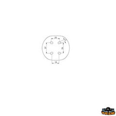 Trem Kromaj seri Seyir Feneri 12V/10W İskele