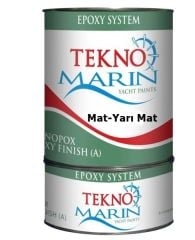 TEKNOMARİN Teknopox Finish ,Epoksi Son kat boya, Mat-Yarı Mat