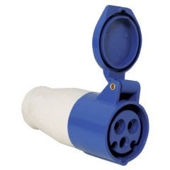 Fiş, dişi, kapaklı, 16A, 220 volt