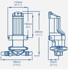 Whale BP2052 GULPER 320 Atıksu Su Pompası 12 V.