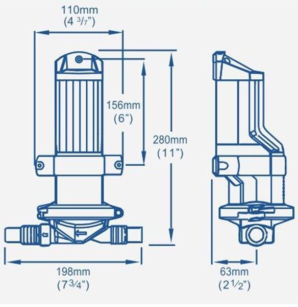 Whale BP2052 GULPER 320 Atıksu Su Pompası 24 V.