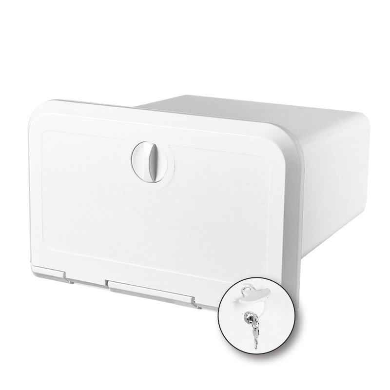 Saklama Hatchi Beyaz Kilitli 180x285x255mm