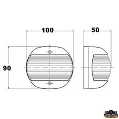 Trem Stella Polare Seyir Fenerleri Pupa 12V 20m