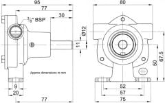 JABSCO 3/8'' Soğutma pompası max.50 HP