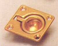 GÖMME KULP, PİRİNÇ, L:44MM X W:38MM X H:13MM