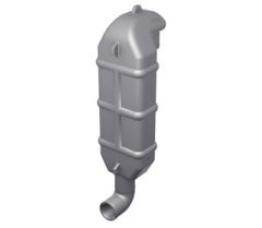 Vetus Goose Neck LT Egzos susturucu 45 mm