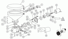 Jabsco elektrikli wc motoru Sessiz ve DS model 24 Volt