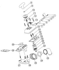 Nuova Rade Manuel Tuvalet Pompası, yedek