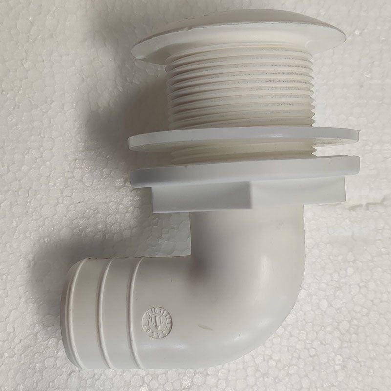 Plastik  Dirsek 90°, Hortum Ø25mm , Beyaz, ISO 90°