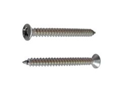 Fastenting 8mm Ahşap vidası, Krom 8x1/2