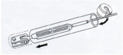 Liftin için plastik kılıf 28 mm*43 cm