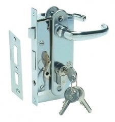 Tekne-Karavan Kapı Kilidi Kromaj 150x15 mm Sol
