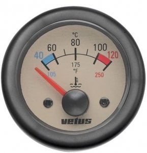 Vetus Su Hararet Göstergesi 40–120 °C 12 V