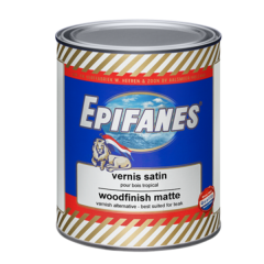 Epifanes Mat-Satin Tik Verniği, Wood Finish Matte, 1 litre, Dış Mekan