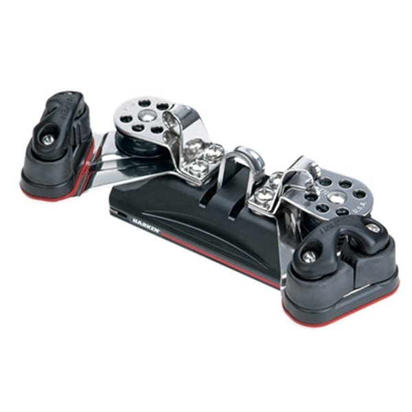 Harken 27 mm Yüksek Yük Arabası — Cem Kilitli (2), Kontrol Makaralı (2)