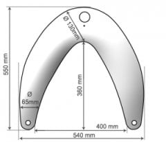 Majoni Burun / Baş Usturmaçası 55 cm