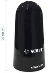 Scout Black Wave, Tekne-Karavan Tv Anteni̇ 11cm, Si̇yah
