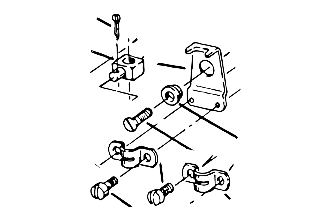 Ultraflex B103 Gazkolu için K33 Kumanda Kablosu Bağlantı Kiti