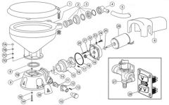 Jabsco elektrikli wc O ring