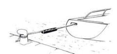 Trem İskele halatı için Kauçuk esnetici 20 mm