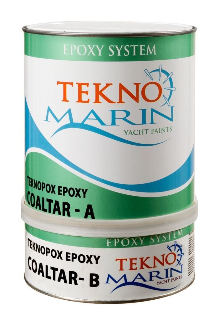 TEKNOMARİN Teknopox Epoxy Coaltar, Katranlı epoksi boya 20 kg
