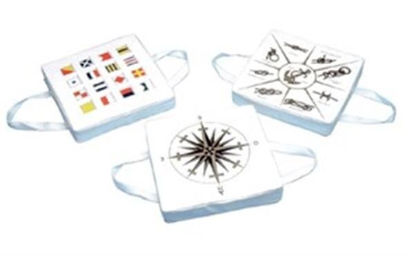 Trem Pusula desenli Batmaz Güverte Minderi 5cm