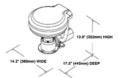 TMC Elektrikli marin tuvalet 12V  STD
