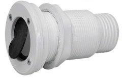 Nuova Rade marin Çekvalfli Borda Çıkışı Ø45mm Beyaz